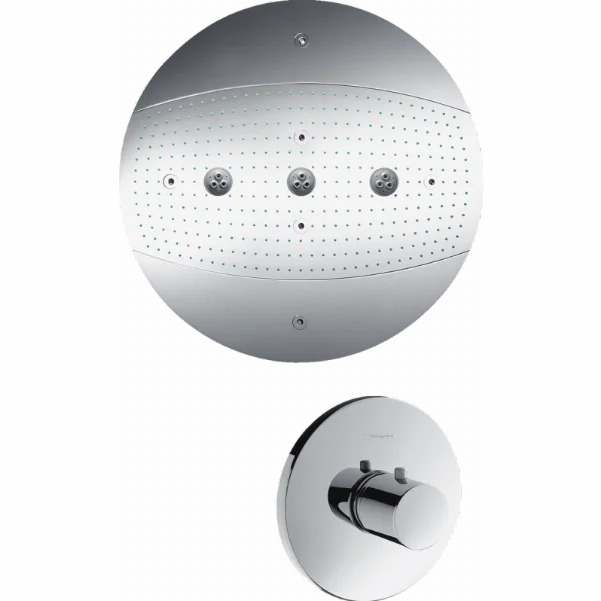 Верхний душ Hansgrohe Raindance Rainmaker Air 3jet 600 без подсветки, хром 28403000