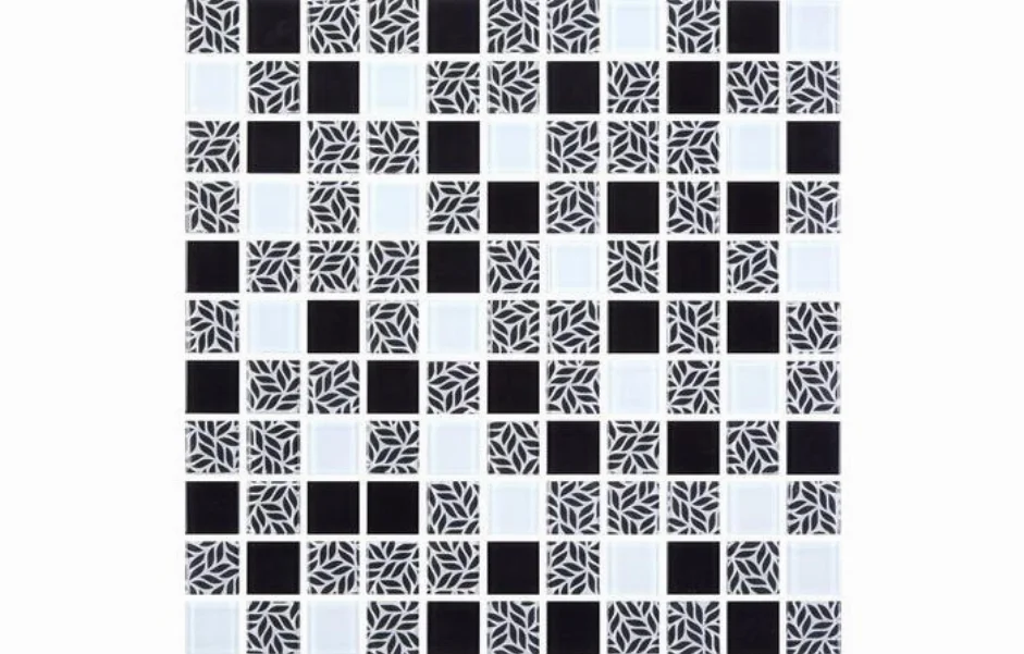 Мозаїка GMP 0825011 С3 Print 10-Black-White 300x300x8 Kotto Ceramica