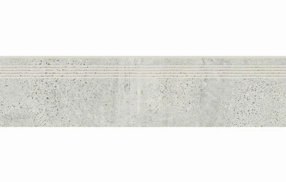 Щабель пряма Newstone Light Grey Steptread 298x1198 Opoczno