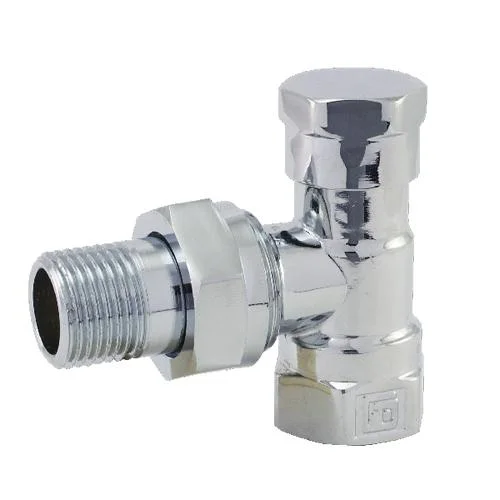 Кран радиаторный Fado New Chrome Ø 1/2" угловой нижний