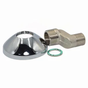 Ексцентрик для змішувача Pattaroni Ø 1/2"×3/4" - 25 мм (з декоративною розеткою)