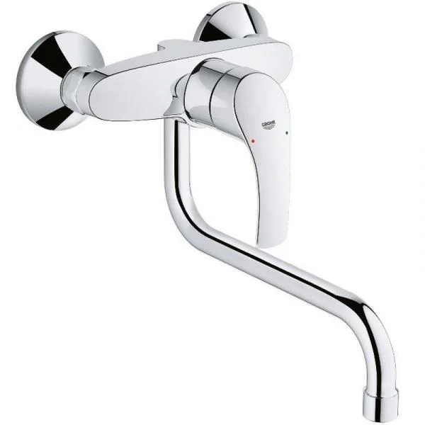 Смеситель кухонный настенный Grohe Eurosmart New