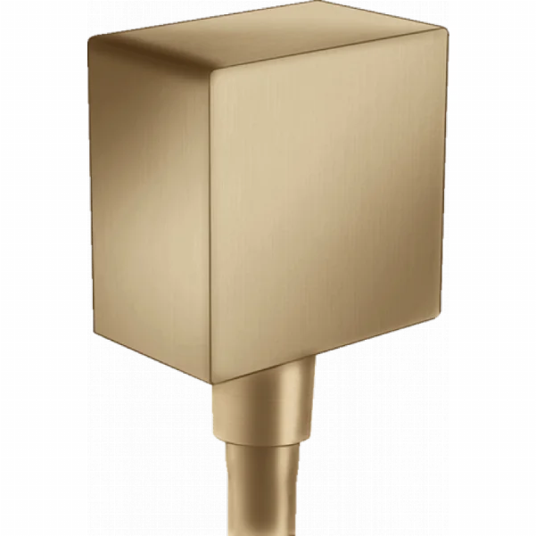 Шланговое подсоединение Hansgrohe FixFit с обратным клапаном, бронза матовый