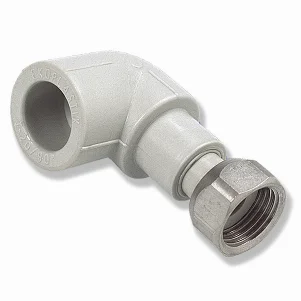 Колено PPR Ekoplastik Ø 20×1/2" с накидной гайкой