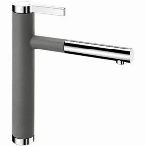 Смеситель для кухни Blanco Linee-S хром/алюметаллик