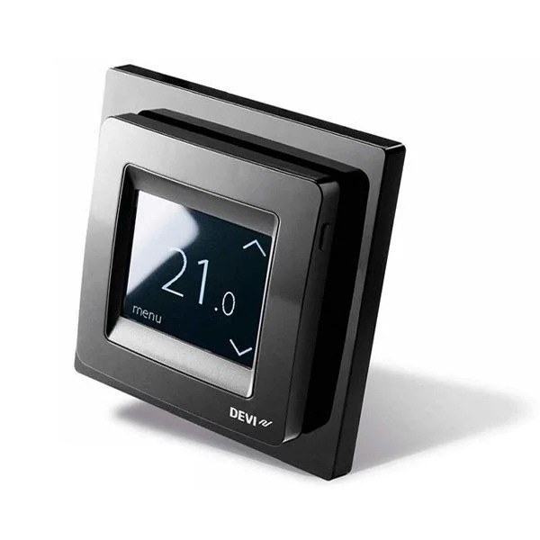 Терморегулятор DEVIreg Touch +5...+45 °С (сенсорсный чорний)