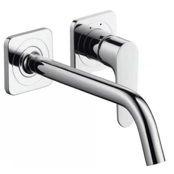 Змішувач настінний для раковини Axor Citterio M, винос 227 мм