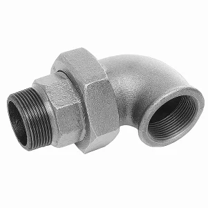 Сгон-американка чугунная угловая Berg Montana Ø 1-1/4" внутр.- наруж. резьба