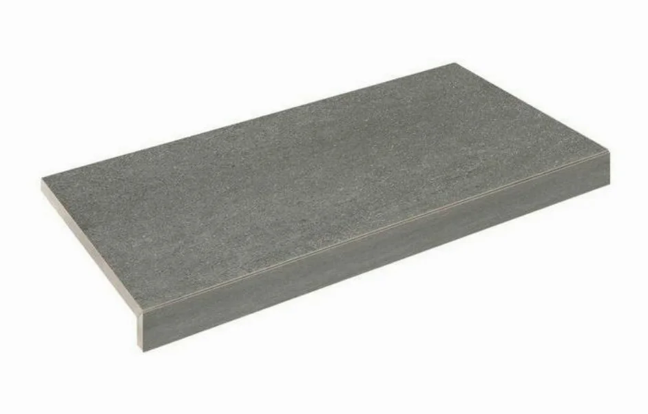 Ступень прямая с капиносом SX60RS9RR Rockstone Black 345-50x598x20 Zeus Ceramica
