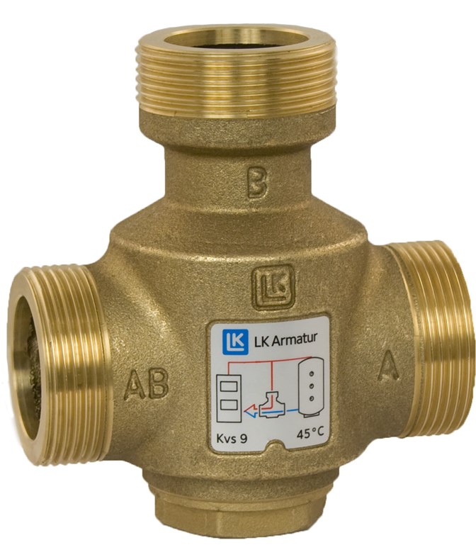 Клапан 3-ходовий LK 823 ThermoVar 1-1/2" 55 °С