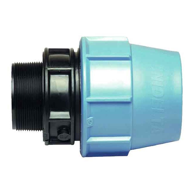 Муфта Unidelta PN16 PP-B Ø 75×2-1/2" наружная резьба