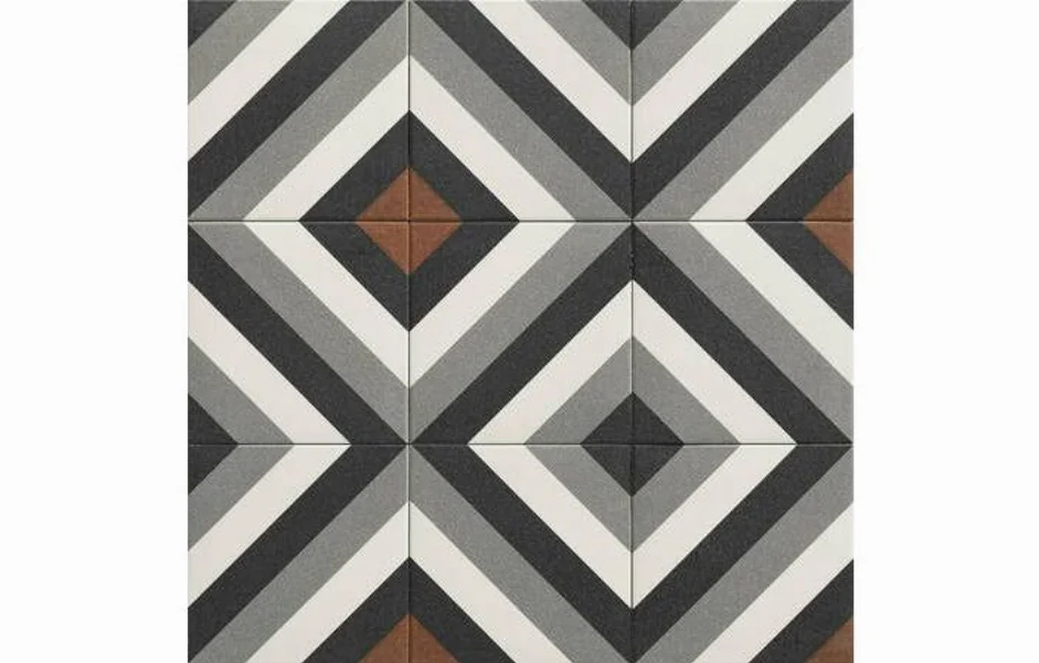 Плитка керамогранитная Dublin Black 200x200 Mainzu