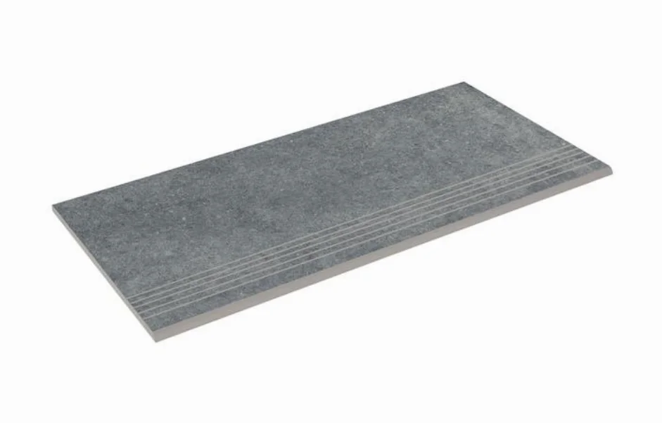 Ступень прямая SZRXRM9BRNQ CONCRETE Nero 293x600x9,2 Zeus Ceramica