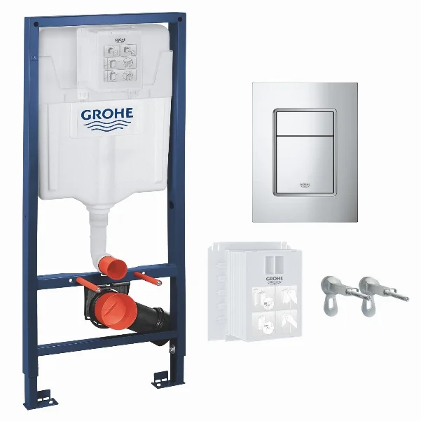 Комплект инсталляции GROHE Rapid SL 3 в 1 (в комплекте: кнопка Skate Cosmopolitan S)