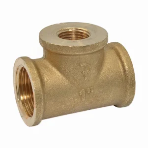 Трійник редукційний латунний Pattaroni Ø 1"×3/4"×1" внутрішня різьба