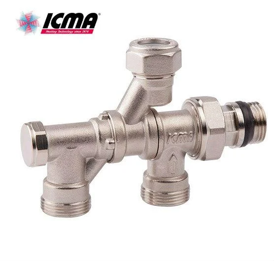 Кран радиаторный четырехходовой ICMA 1/2"х15 мм