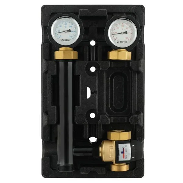 Насосна група Raftec Ø 1"×1-1/2", з термоклапаном, код. RPMGTB05