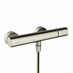 Смеситель термостат для душа Axor Uno, никель