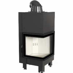 Каминная топка Kratki MBN 12 BS 8,0 кВт, правая