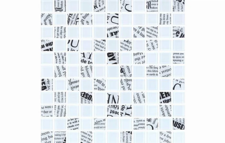 Мозаика GMP 0425013 С2 Print 12-White MATT 300x300x4 Kotto Ceramica