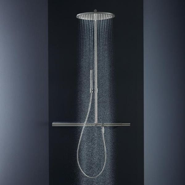 Душевая система Axor Showerpipe 800 1jet с термостатом, никель полированный