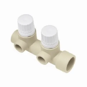 Коллектор двойной Ekoplastik PP-RCT Ø 32×20 мм (с термостатическими вентилями)