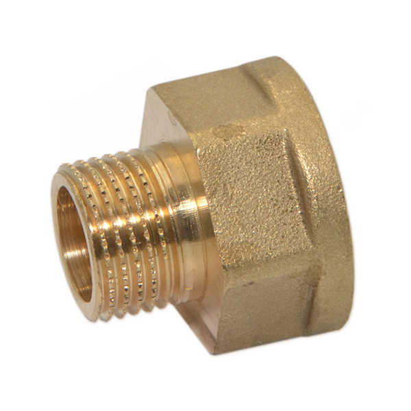 Перехідник латунний Pattaroni Ø 3/8"×3/4" зовн.- внутр. різьба (під ключ)