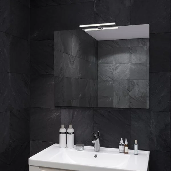 Дзеркало Sanwerk SimpliI "Minima" 80*65 зі світильником LED NC-E78 (30 cm) PL