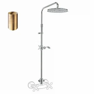 Душова стійка Tres Clasic, душ Ø 310 мм, латунь