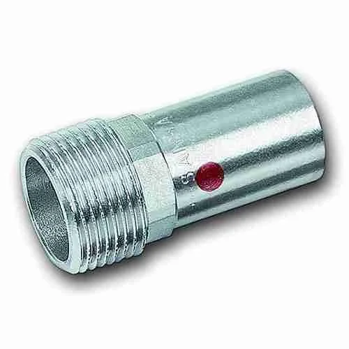Перехід прес оцинковка SANHA Therm Press Ø 18Ах1/2" наруж. різьба (код. 24280g)