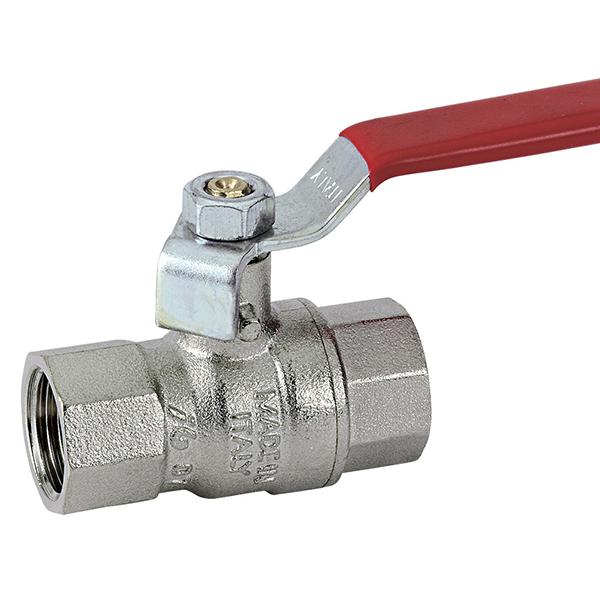 Кран кульовий посиленний Bonomi Missouri PN40 Ø 1/2" внутр.- внутр. різьба "сталева ручка"