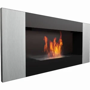 Биокамин Kratki DELTA2/CZARNY/VERTICAL (вертикаль, черный цвет)