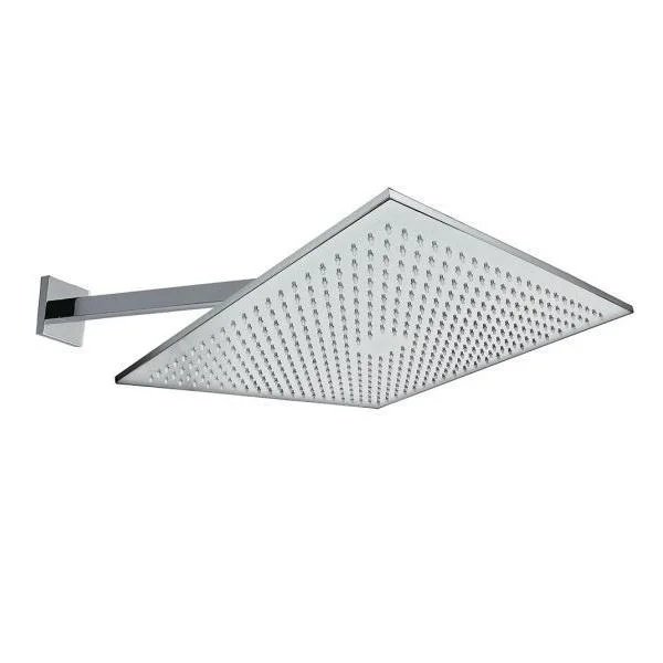 Верхній стельовий душ Tres Showers Head 450х450 мм, 1jet, настінний кронштейн