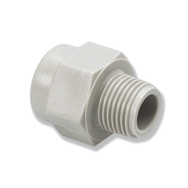 Переход PPR Ekoplastik Ø 20×1/2" с наружной пластиковой резьбой