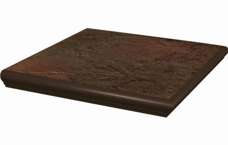 Ступень с капиносом угловая Semir Brown 330x330x11 Paradyz Ступень с капиносом угловая Semir Brown 330x330x11 Paradyz