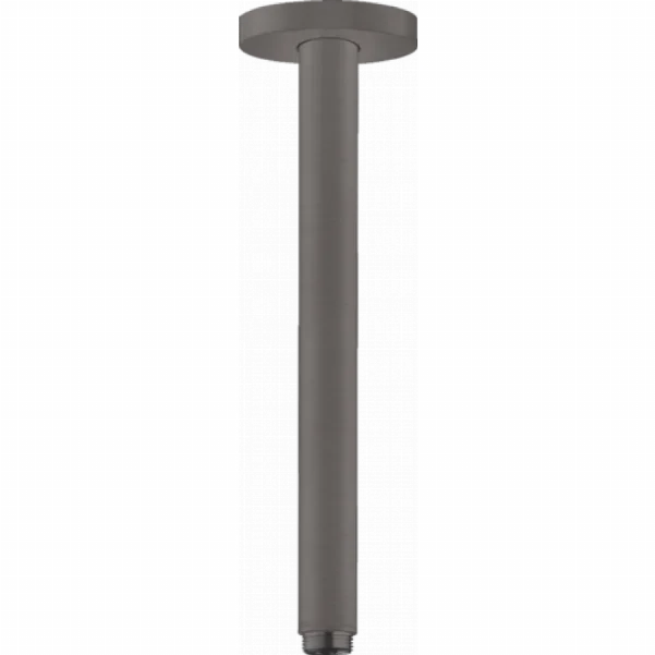 Держатель душа Hansgrohe потолочный S 30 см, матовый черный хром 27389340