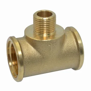 Трійник редукційний латунний Pattaroni Ø 1"×1/2"×1" внутр.- зовн.- внутр. різьба