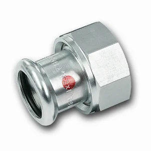 Муфта з НГ прес оцинковка SANHA Therm Press Ø 15x3/4" (код. 24359g)