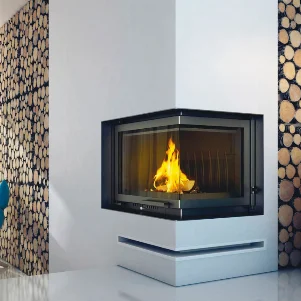 Каминная топка Kratki Zuzia 16 BS 16,0 кВт, правая - гильотина