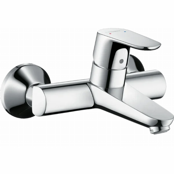 Смеситель для умывальника настенный Hansgrohe Focus 180