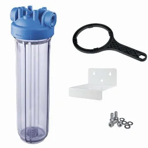 Фильтр магистральный Atlas Filtri DP BIG TS 20"×4,5" - резьба Ø 1" IN (прозрачный корпус) KIT