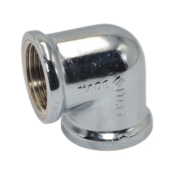 Угол хромированный Pattaroni Ø 1/2" внутр.- внутр. резьба