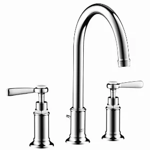 Смеситель для раковины Axor Montreux 180, на 3 отверстия, 2-х рычажный, хром