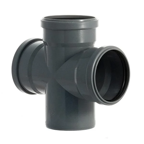 Хрестовина каналізаційна Reiger Triple Safe Ø 110×110×110/87,5° мм