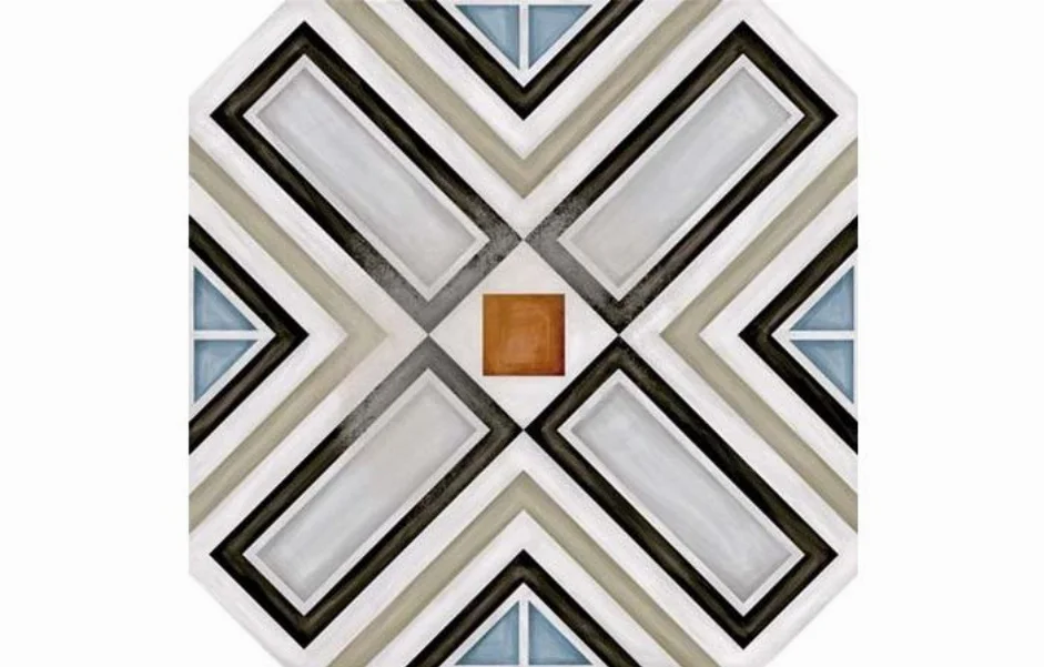 Плитка керамогранитная Octogono Ritter Multicolor 200x200x8 Vives