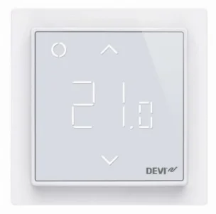 Терморегулятор DEVIreg Smart +5...+45 °С (сенсорсный білий)