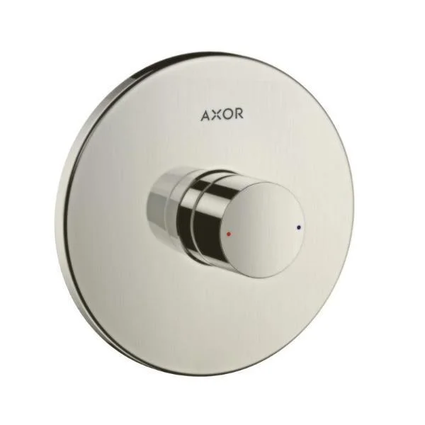 Внешняя часть смесителя Axor Uno, цвет: шлифованый никель