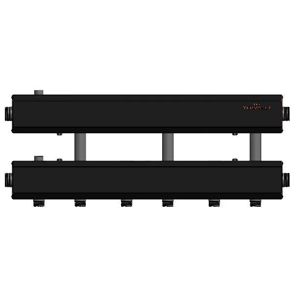 Коллектор для котельной Termojet К32Н125 (200) Ø 1-1/4"×1" - 3+1 контуров (в изоляции)