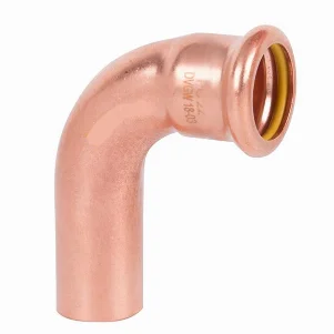 Колено пресс медное RM Aespres Uniko (1 муфта) Ø 12/90° мм