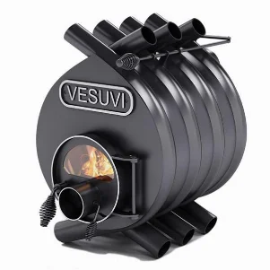 Печь булерьян VESUVI Bullerjan Тип "00" - 6,0 кВт (с термостойким стеклом «Schott Robax»)